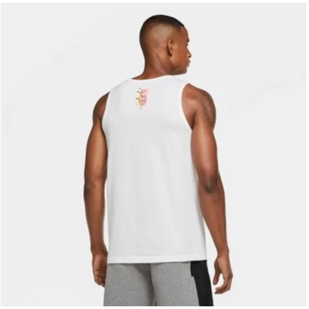 Air Jordan Sport DNA Tank Top White CZ8295 100 Graphic Logo Mens Size Large